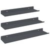 vidaXL Floating Shelf Wall-Mounted 3 pcs Anthracite 40 x 9 x 2.5 cm