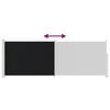 vidaXL Retractable Side Awning 160 x 500 cm Black