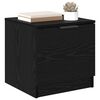 vidaXL Bed Cabinet 2 pcs Black Oak 40 x 39 x 40cm Engineered Wood