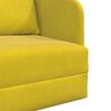 vidaXL Sofa Bed Yellow 65 x 80 x 83 cm Velvet
