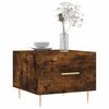 vidaXL Coffee Tables 2 pcs Smoked Oak 50x50x40 cm Engineered Wood