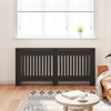 vidaXL Radiator Cover Black 172x19x81.5 cm MDF