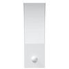 vidaXL Outdoor LED Wall Light with Sensor White Die-cast Aluminium