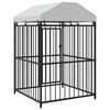 vidaXL Outdoor Dog Kennel with Roof 120x120x150 cm