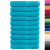 vidaXL Premium Sauna Towels SOLUND 10 pcs Turquoise 80x200 cm 600 gsm