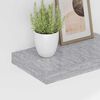 vidaXL Floating Wall Shelves 2 pcs Concrete Grey 40x23x3.8 cm MDF