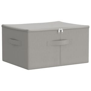 vidaXL Storage Box Non-woven fabric 43 x 34 x 23 cm 33.6 L Grey