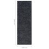 vidaXL Runner Rug BCF Anthracite 100x300 cm