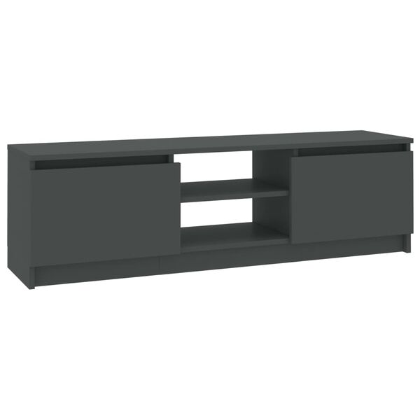 vidaXL TV Cabinet Grey 120x30x35.5 cm Engineered Wood
