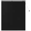 vidaXL Venetian Blind Black 125 x 160 cm 35 mm Solid Paulownia Wood