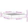 vidaXL Bed Frame without Mattress Grey Sonoma 120x190 cm Small Double