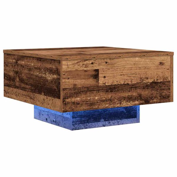 vidaXL Coffee Table Old Wood 55 x 55 x31 cm Engineered Wood