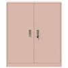 vidaXL Storage Cabinet Pink 90 x 40 x 105 cm Steel