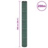 vidaXL Weed Membrane Green 1x200 m PP