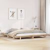 vidaXL Bed Frame without Mattress 180x200 cm Super King Solid Wood Pine