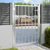 vidaXL Garden Gate 100x120 cm Stainless Steel