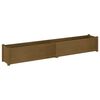 vidaXL Garden Planters 2 pcs Honey Brown 200x31x31 cm Solid Pinewood