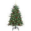vidaXL Artificial Christmas Tree with 150 LEDs with Stand Green 150 cm