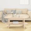 vidaXL Coffee Table 110x55x45 cm Solid Wood Pine