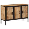 vidaXL Sideboard 105x35x70 cm Solid Rough Wood Mango