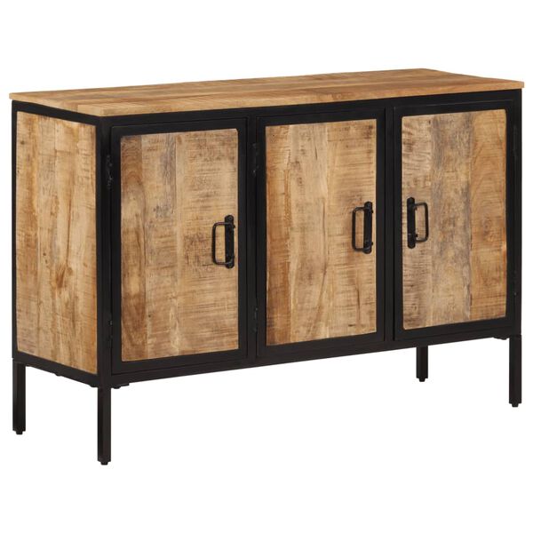 vidaXL Sideboard 105x35x70 cm Solid Rough Wood Mango