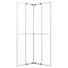 vidaXL Shower Cabin Frosted ESG 80x80x180 cm