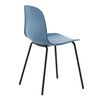 Venture Home Dining Chairs 2 pcs Arctic Plastic Black and Blue