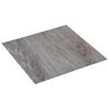 vidaXL Self-adhesive Flooring Planks Light Brown and Black