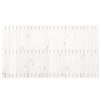 vidaXL Wall Headboard White 166x3x90 cm Solid Wood Pine