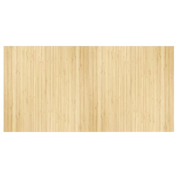 vidaXL Rug Rectangular Light Nature 100x200 cm Bamboo
