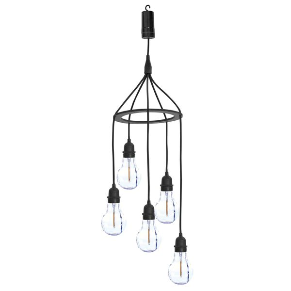 Luxform Battery LED Hanging Lamp with 5 Drop Hubble