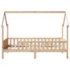 vidaXL Kids' House Bed Frame without Mattress 90x190 cm Single Pine