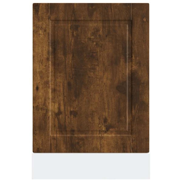 vidaXL Dishwasher Panel Porto Smoked Oak 45x1,5x57 cm Engineered Wood
