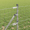 vidaXL Fence with Post Silver 0.8 x 10 m Steel and PVC