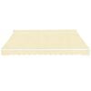vidaXL Folding Awning Manual Operated 600 cm Cream