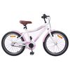 vidaXL Kids Bike 18 Inches for 5-7 Years Old Light Pink