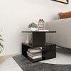 vidaXL Side Table Black 40x40x40 cm Engineered Wood
