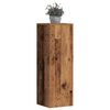 vidaXL Plant Stands 2 pcs Old Wood 33x33x100 cm Engineered Wood