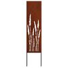 vidaXL Garden Privacy Screen Rusty 32 x 140 cm Weathering steel