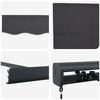 vidaXL Retractable Awning Anthracite 3x2.5 m Fabric and Aluminium