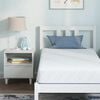 vidaXL Mattress White and Blue 80 x 160 cm Gel-Infused Foam
