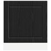 vidaXL Kitchen Cabinet Black Oak 60 x 1.5 x 67 cm Engineered Wood