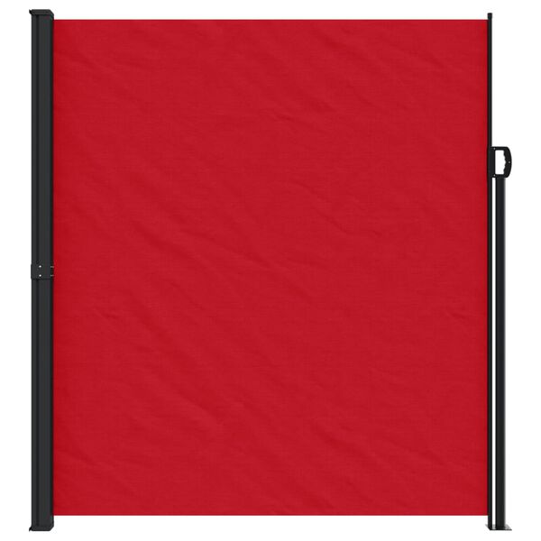 vidaXL Retractable Side Awning Red 220x500 cm