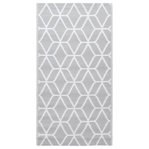 vidaXL Outdoor Carpet ARAKIL Grey 190x290 cm PP