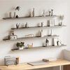 vidaXL Wall Shelves 4 pcs Concrete Grey 115x9x3 cm