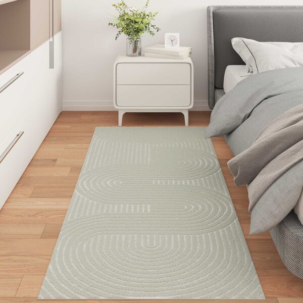 vidaXL Area Rugs Rectangular PALMERAS Green 150 x 80 cm Polyester