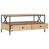 vidaXL Coffee Table Sonoma Oak 100x51x45 cm Engineered Wood