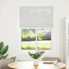 vidaXL Pleated Blind Light Grey 90x150 cm Fabric Width 89.4 cm Polyester