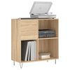 vidaXL Record Cabinet Sonoma Oak 84.5x38x89 cm Engineered Wood