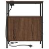 vidaXL Bedside Cabinet 2 pcs Brown Oak 30 x 48 x 61 cm Engineered Wood